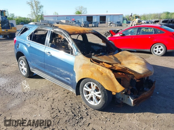 2016 Chevrolet Equinox LT z VIN 2GNFLFEK1G6182380, wystawiony jako IAAI lot #42277698 z przebiegiem Nie podano mil oraz . Historia ofert i sprzedaży dostępna na DreamBid. Obrazek 1.