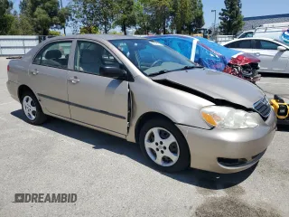 2005 Toyota Corolla CE with VIN 1NXBR32E65Z435061, listed as a Copart auction lot 55148175 with 58,673 mi miles and Salvage Title. Bid and sale history available at DreamBid. Image 4.