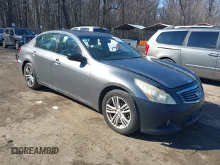 2012 Infiniti G25 x with VIN JN1DV6AR4CM861765, listed as a IAAI auction lot 41545863 with 148,904 mi miles and . Bid and sale history available at DreamBid. Image 1.