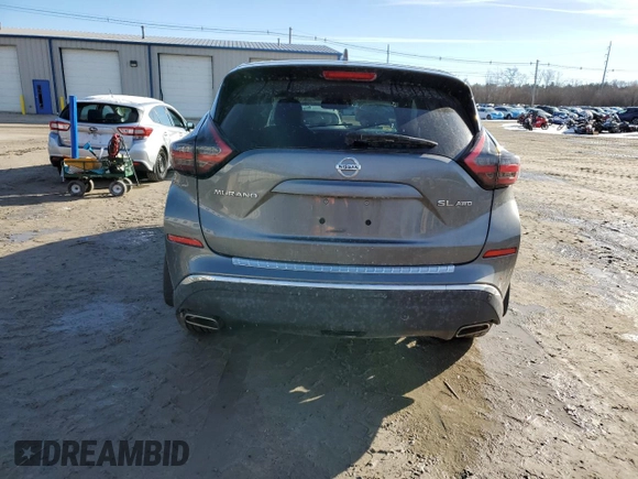 2021 Nissan Murano SL with VIN 5N1AZ2CS7MC110157, listed as a Copart auction lot 86660264 with Not Provided miles and Salvage Title. Bid and sale history available at DreamBid. Image 6.