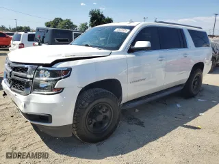 2017 Chevrolet Suburban LT with VIN 1GNSCHKC7HR171574, listed as a Copart auction lot 48794625 with 89,664 mi miles and Salvage Title. Bid and sale history available at carsss.com. Image 1.