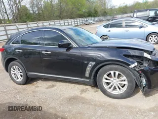 2017 Infiniti QX70 with VIN JN8CS1MW4HM414936, listed as a IAAI auction lot 42035425 with 127,220 mi miles and . Bid and sale history available at DreamBid. Image 13.