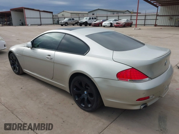 2007 BMW 6 Series 650i with VIN WBAEH135X7CR52022, listed as a IAAI auction lot 41343197 with 87,607 mi miles. Bid and sale history available at carsss.com. Image 3.