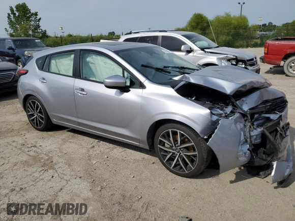 2024 Subaru Impreza Sport with VIN JF1GUAFC4R8275661, listed as a Copart auction lot 61401544 with 0 mi miles and Salvage Title. Bid and sale history available at carsss.com. Image 4.