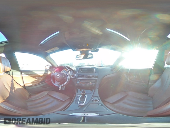 2013 BMW 6 Series 650i with VIN WBA6B2C50DD128130, listed as a Copart auction lot 46718645 with 123,540 mi miles and Salvage Title. Bid and sale history available at DreamBid. Image 13.