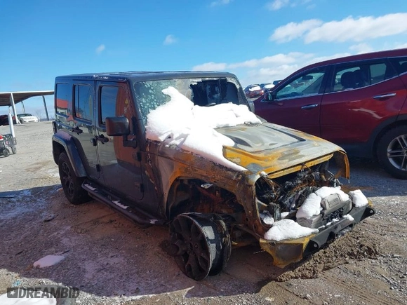2018 Jeep Wrangler JK Unlimited Altitude with VIN 1C4BJWEG6JL845840, listed as a IAAI auction lot 41619282 with 1 mi miles. Bid and sale history available at carsss.com. Image 12.