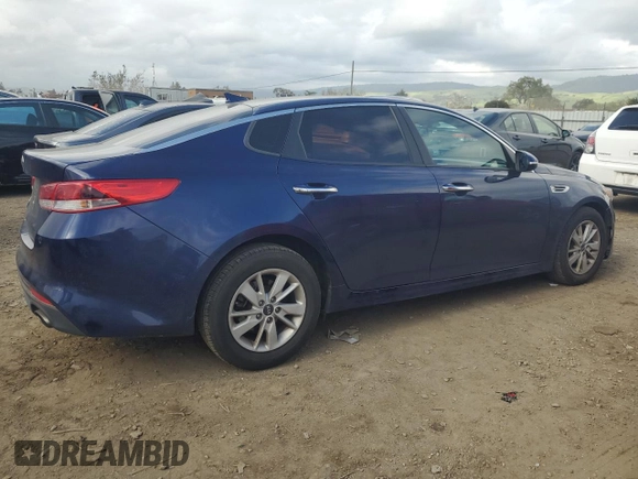 2018 Kia Optima LX with VIN 5XXGT4L39JG223575, listed as a Copart auction lot 51125755 with 97,954 mi miles and Salvage Title. Bid and sale history available at DreamBid. Image 3.
