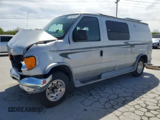 2006 Ford Econoline Cargo with VIN 1FDNE24LX6HB14908, listed as a Copart auction lot 49428085 with 214,506 mi miles and Salvage Title. Bid and sale history available at carsss.com. Image 1.