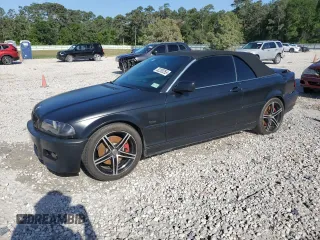 2002 BMW 3 Series 330Ci with VIN WBABS534X2JU90049, listed as a Copart auction lot 52205255 with 160,746 mi miles and Salvage Title. Bid and sale history available at carsss.com. Image 1.
