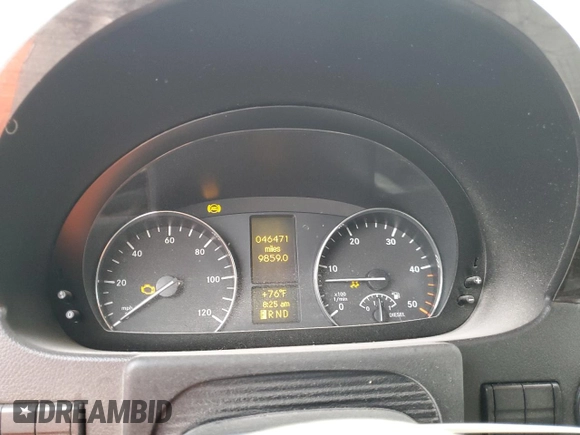 2012 Mercedes-Benz Sprinter with VIN WD3PF4CD5C5699548, listed as a Copart auction lot 76361884 with 46,471 mi miles and Salvage Title. Bid and sale history available at DreamBid. Image 9.