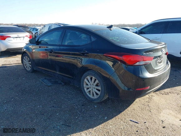 2014 Hyundai Elantra SE with VIN KMHDH4AE8EU150798, listed as a IAAI auction lot 41752024 with 115,963 mi miles. Bid and sale history available at carsss.com. Image 3.