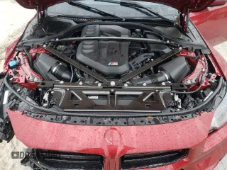 2025 BMW M2 with VIN 3MF23DM08S8F02990, listed as a Copart auction lot 46709765 with 4,373 mi miles and Salvage Title. Bid and sale history available at carsss.com. Image 12.