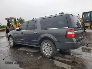 2015 Ford Expedition Max Platinum z VIN 1FMJK1MT2FEF03416, wystawiony jako Copart lot #58813525 z przebiegiem 174 634 mil mil oraz Szkoda całkowita • Salvage title. Historia ofert i sprzedaży dostępna na DreamBid. Obrazek 2.