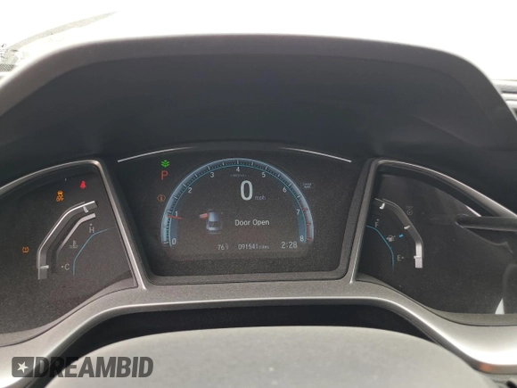 2016 Honda Civic EX with VIN 19XFC2F72GE093543, listed as a Copart auction lot 50415855 with 91,541 mi miles and Salvage Title. Bid and sale history available at DreamBid. Image 9.