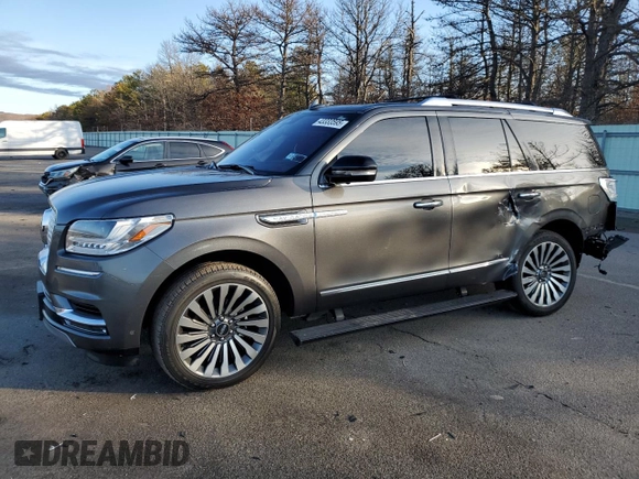 2018 Lincoln Navigator Reserve with VIN 5LMJJ2LT8JEL06413, listed as a Copart auction lot 43333595 with 38,147 mi miles and Salvage Title. Bid and sale history available at carsss.com. Image 1.