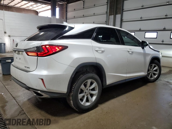 2017 Lexus RX with VIN 2T2BZMCA0HC114801, listed as a Copart auction lot 47135395 with 82,096 mi miles and Salvage Title. Bid and sale history available at carsss.com. Image 3.