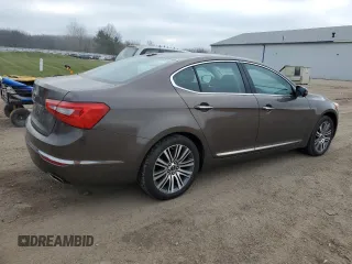 2014 Kia Cadenza Premium with VIN KNALN4D73E5167442, listed as a Copart auction lot 83373814 with 66,552 mi miles and Salvage Title. Bid and sale history available at carsss.com. Image 3.