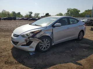 2014 Hyundai Elantra SE with VIN 5NPDH4AE0EH500617, listed as a Copart auction lot 56578015 with Not provided miles and Salvage title. Bid and sale history available at DreamBid. Image 1.