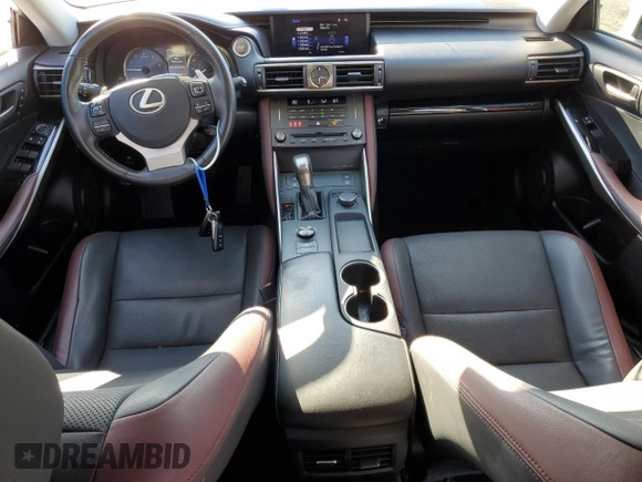 2019 Lexus IS with VIN JTHBA1D26K5090654, listed as a Copart auction lot 47735505 with 54,507 mi miles and Salvage Title. Bid and sale history available at carsss.com. Image 8.