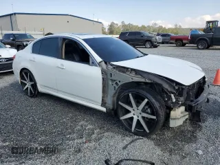 2007 Infiniti G35 Journey with VIN JNKBV61E47M723973, listed as a Copart auction lot 74817104 with 233,767 mi miles and Salvage Title. Bid and sale history available at DreamBid. Image 4.