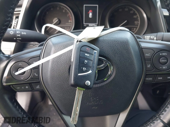 2022 Toyota Camry SE with VIN 4T1G11AK4NU640970, listed as a IAAI auction lot 41124147 with 33,472 mi miles and . Bid and sale history available at DreamBid. Image 11.