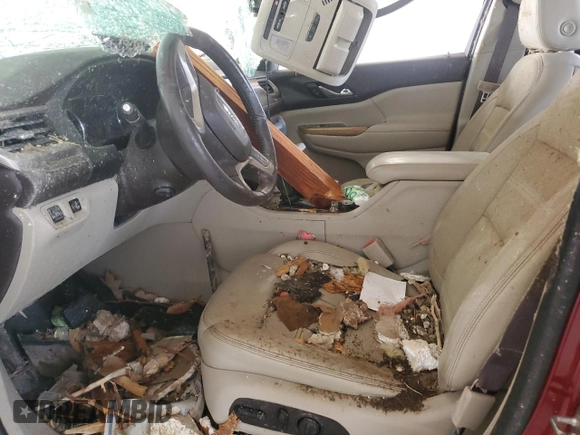 2017 GMC Acadia Denali z VIN 1GKKNXLS3HZ131225, wystawiony jako Copart lot #57802625 z przebiegiem Nie podano mil oraz Szkoda całkowita • Salvage title. Historia ofert i sprzedaży dostępna na DreamBid. Obrazek 7.