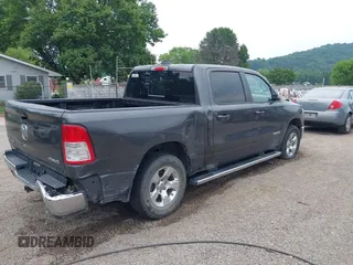 2021 Ram 1500 Big Horn with VIN 1C6SRFFT6MN646291, listed as a IAAI auction lot 42429243 with 74,364 mi miles and . Bid and sale history available at DreamBid. Image 4.