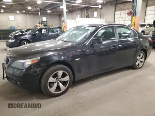 2007 BMW 5 Series 530xi with VIN WBANF73537CU22743, listed as a Copart auction lot 51492785 with 169,366 mi miles and Non Repairable. Bid and sale history available at carsss.com. Image 1.