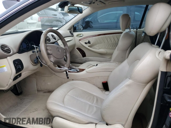 2007 Mercedes-Benz CLK-Class 5.5L with VIN WDBTJ72H07F214885, listed as a Copart auction lot 45530535 with 118,548 mi miles and Clean Title. Bid and sale history available at carsss.com. Image 7.
