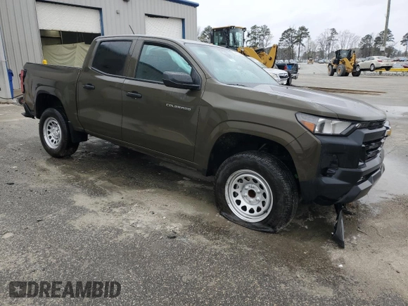 2024 Chevrolet Colorado 2WD Work Truck with VIN 1GCGSBEC9R1125304, listed as a Copart auction lot 49949815 with 6,395 mi miles and Clean title. Bid and sale history available at DreamBid. Image 4.