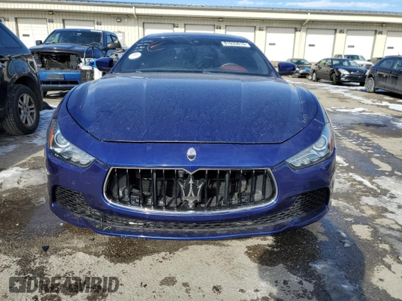 2017 Maserati Ghibli S Q4 with VIN ZAM57RTA5H1206653, listed as a Copart auction lot 81933013 with Not Provided miles. Bid and sale history available at carsss.com. Image 5.