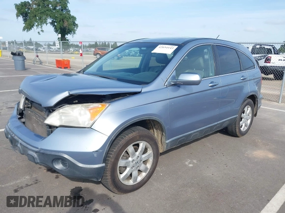 2007 Honda CR-V EX-L with VIN JHLRE38737C019701, listed as a IAAI auction lot 42034143 with 242,739 mi miles and . Bid and sale history available at carsss.com. Image 2.