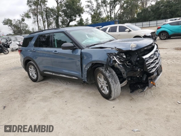 2025 Ford Explorer Active with VIN 1FMUK7DHXSGA16958, listed as a Copart auction lot 84375464 with 1,876 mi miles and Non Repairable. Bid and sale history available at carsss.com. Image 4.