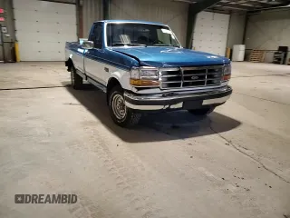 1992 Ford F-150 with VIN 2FTEF14Y3NCA58484, listed as a Copart auction lot 80323794 with 345,899 mi miles and Salvage Title. Bid and sale history available at carsss.com. Image 11.
