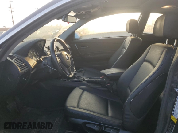2008 BMW 1 Series 128i with VIN WBAUP93588VF47802, listed as a Copart auction lot 87091974 with 108,160 mi miles and Clean title. Bid and sale history available at DreamBid. Image 7.