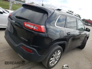 2016 Jeep Cherokee Limited with VIN 1C4PJLDS0GW106917, listed as a Copart auction lot 66001654 with 119,071 mi miles and Salvage Title. Bid and sale history available at carsss.com. Image 3.