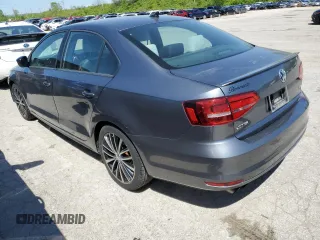 2015 Volkswagen Jetta Sedan 1.8T SE with VIN 3VWD17AJ9FM211554, listed as a Copart auction lot 50216744 with 91,975 mi miles and Salvage Title. Bid and sale history available at carsss.com. Image 2.