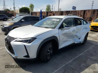 2021 Lexus UX 200 with VIN JTHX3JBHXM2038035, listed as a Copart auction lot 51871825 with 23,083 mi miles and Salvage title. Bid and sale history available at DreamBid. Image 1.