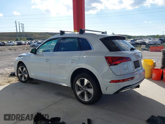 2023 Audi Q5 Premium Plus with VIN WA1BBAFY7P2024214, listed as a IAAI auction lot 41169876 with 21,183 mi miles and . Bid and sale history available at DreamBid. Image 14.