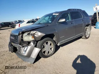 2010 GMC Terrain SLE-2 with VIN 2CTFLDEY1A6382415, listed as a Copart auction lot 82843714 with 102,566 mi miles and Salvage Title. Bid and sale history available at carsss.com. Image 1.