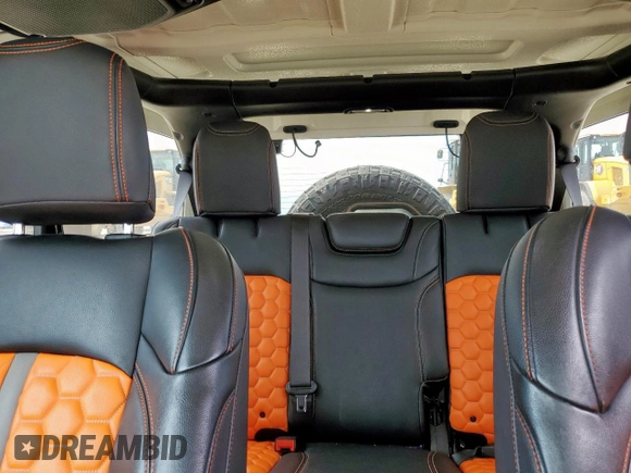 2021 Jeep Wrangler Unlimited Rubicon with VIN 1C4HJXFG5MW542260, listed as a Copart auction lot 59476655 with 19,870 mi miles and Salvage title. Bid and sale history available at DreamBid. Image 10.