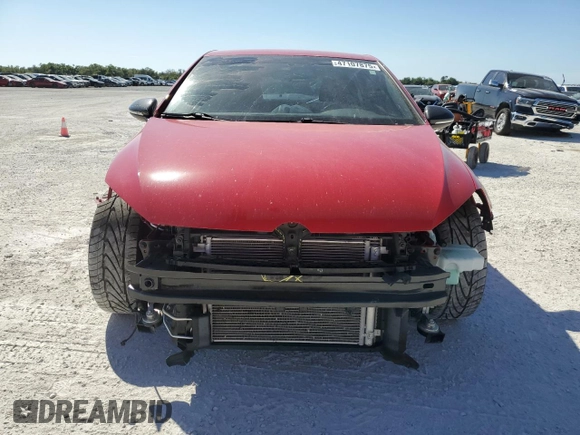 2017 Volkswagen Golf GTI S with VIN 3VW4T7AU7HM009187, listed as a Copart auction lot 47107875 with 0 mi miles and Salvage Title. Bid and sale history available at carsss.com. Image 5.