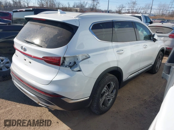 2021 Hyundai Santa Fe Essential with VIN 5NMS24AJ7MH365976, listed as a IAAI auction lot 41393729 with 72,149 mi miles. Bid and sale history available at carsss.com. Image 4.