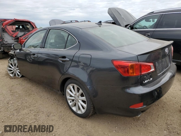 2009 Lexus IS 250 with VIN JTHCK262395032032, listed as a Copart auction lot 58384945 with 100,775 mi miles and Salvage title. Bid and sale history available at DreamBid. Image 2.