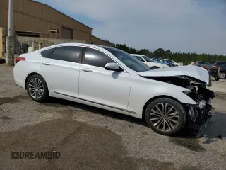 2017 Genesis G80 3.8L z VIN KMHGN4JE5HU192694, wystawiony jako Copart lot #48875045 z przebiegiem 141 416 mil mil oraz Szkody całkowita. Historia ofert i sprzedaży dostępna na DreamBid. Obrazek 4.