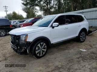 2021 Kia Telluride EX with VIN 5XYP34HC6MG139979, listed as a Copart auction lot 84918154 with 45,961 mi miles and Salvage Title. Bid and sale history available at DreamBid. Image 1.