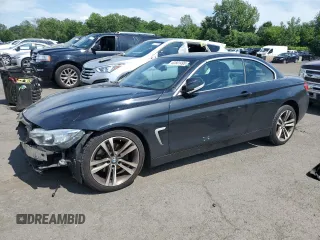 2015 BMW 4 Series 428i xDrive with VIN WBA3T1C57FP820896, listed as a Copart auction lot 62681495 with 147,357 mi miles and Salvage title. Bid and sale history available at DreamBid. Image 1.