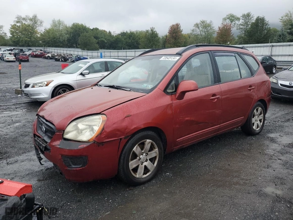 2008 Kia Rondo LX with VIN KNAFG526487150956, listed as a Copart auction lot 73545134 with 177,465 mi miles and Salvage Title. Bid and sale history available at carsss.com. Image 1.