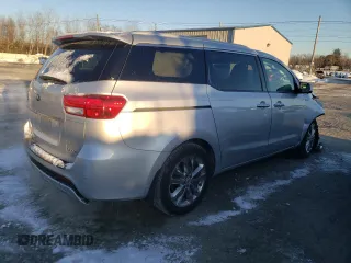 2016 Kia Sedona SX-L with VIN KNDME5C13G6155704, listed as a Copart auction lot 42119465 with 98,597 mi miles and Salvage Title. Bid and sale history available at carsss.com. Image 3.