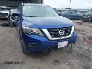 2017 Nissan Pathfinder S with VIN 5N1DR2MN2HC601120, listed as a IAAI auction lot 41916133 with 99,995 mi miles and . Bid and sale history available at DreamBid. Image 1.